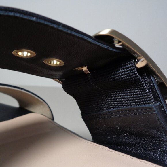 Cole Haan Size 7 M ORIGINALGRAND PLATFORM SLIDES Black Sandals New Women's Shoes - Picture 4 of 16